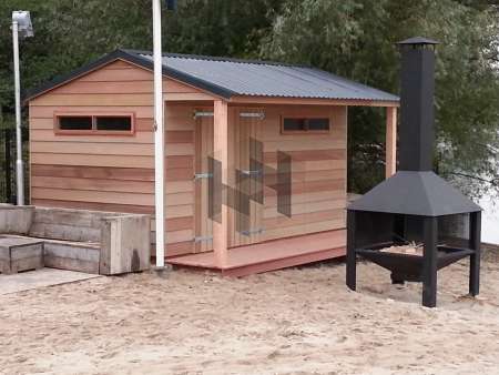 HS-20 Red cedar gepotdekseld